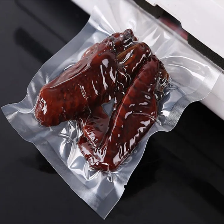 Hot sale food grade  transparent nylon plastic food retort vacuum packaging for  cooked meat  packaging bag