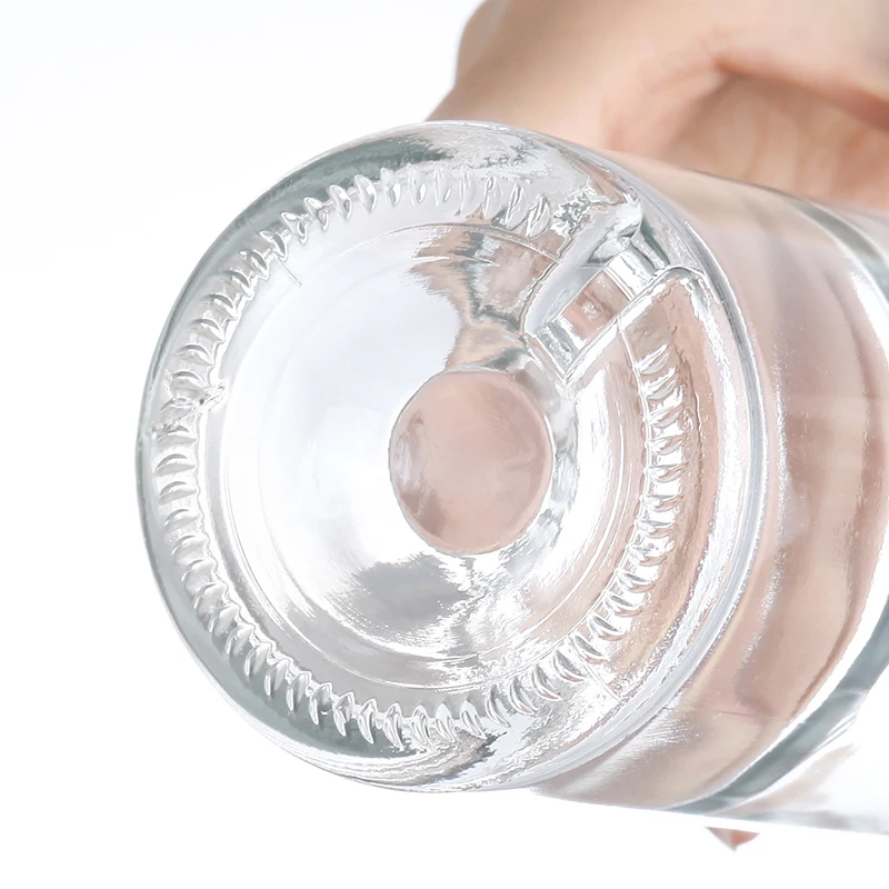 customization 750ml  700ml 500ml glass bottle for vodka brandy whiskey glass bottle vodka for liquor