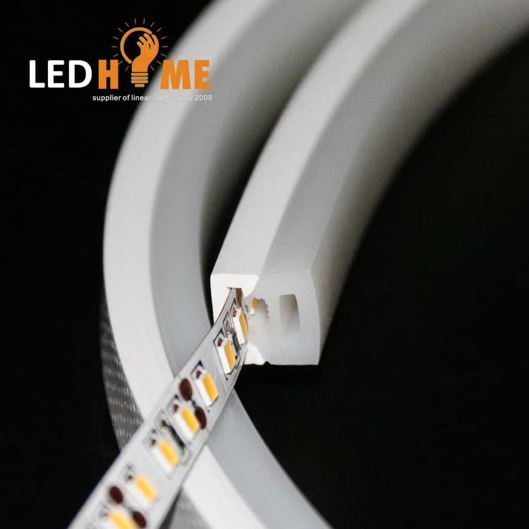AP 1212F Newest style Flat  outdoor silicon waterproof  12/24V Topview  led neon flex rope light