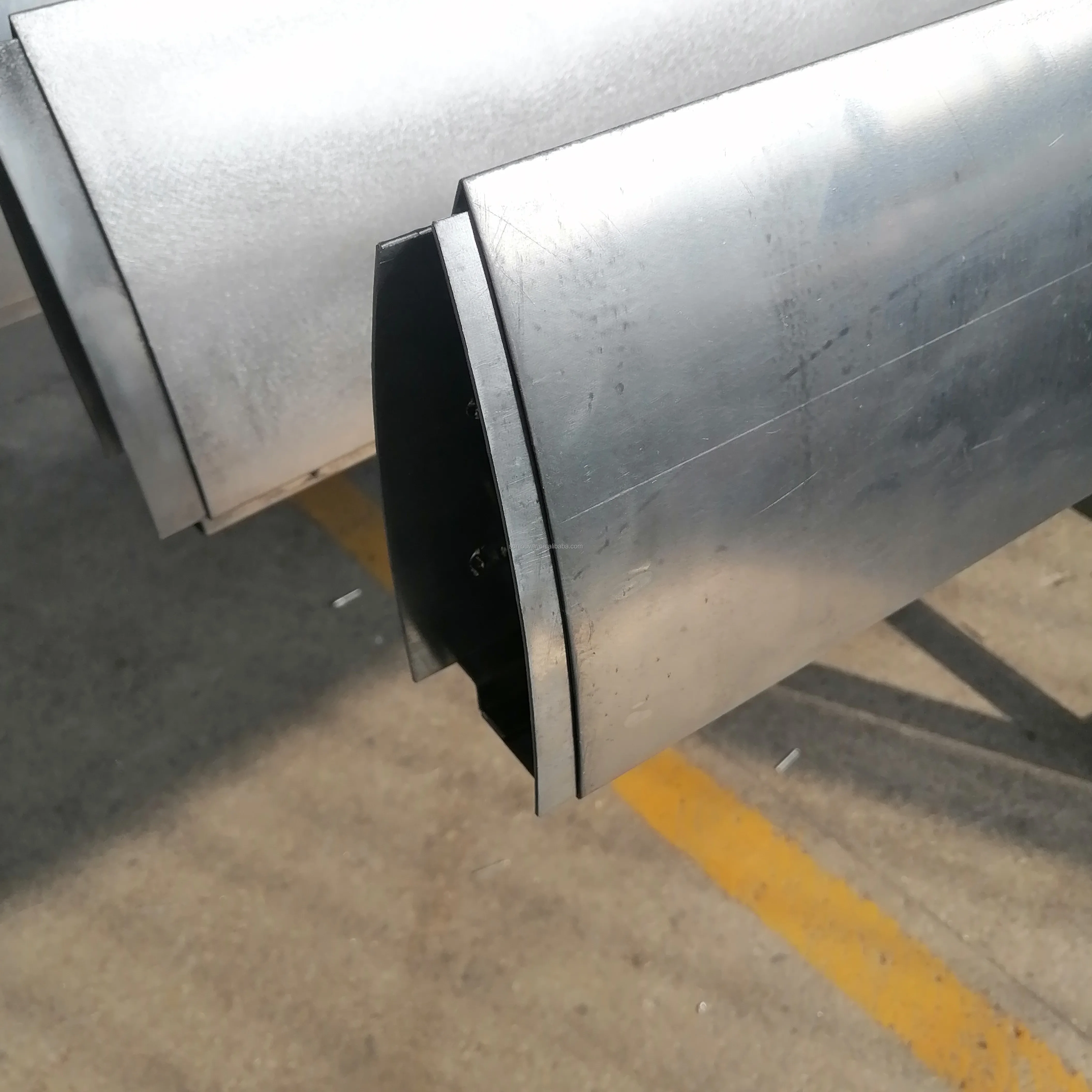 Aluminum Alloy Aerobrise  Louver  Vertical installed Facade Cladding for decoration