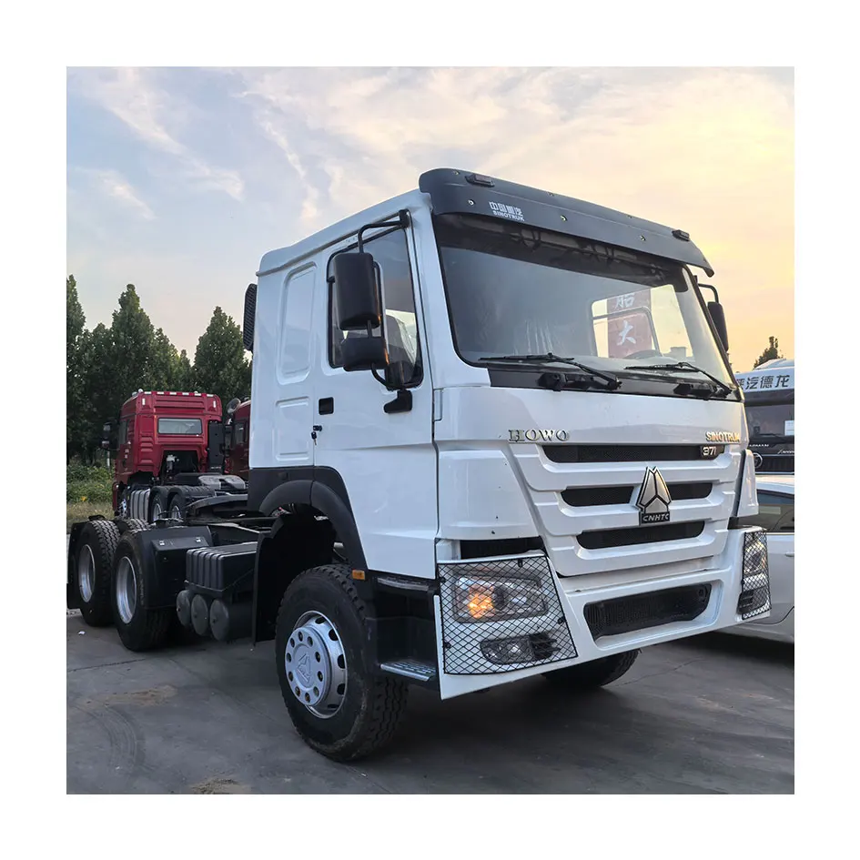 Sinotruk 6x4 Тип 450 л.с. ручная коробка передач дисковый тормоз 10 колес грузовик тягач прицеп распродажа