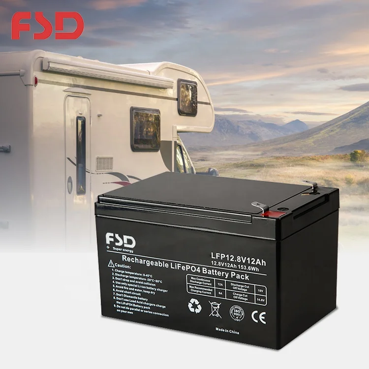 Portable Electric Cars Boats 12.8V 6Ah Home Solar Power Storge System LFP Lithium Ion Battery