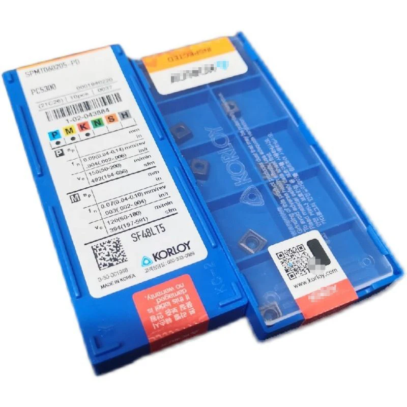 Korloys SPMT060205-PD PC5300 U сверла из карбида вольфрама вставки инструмент