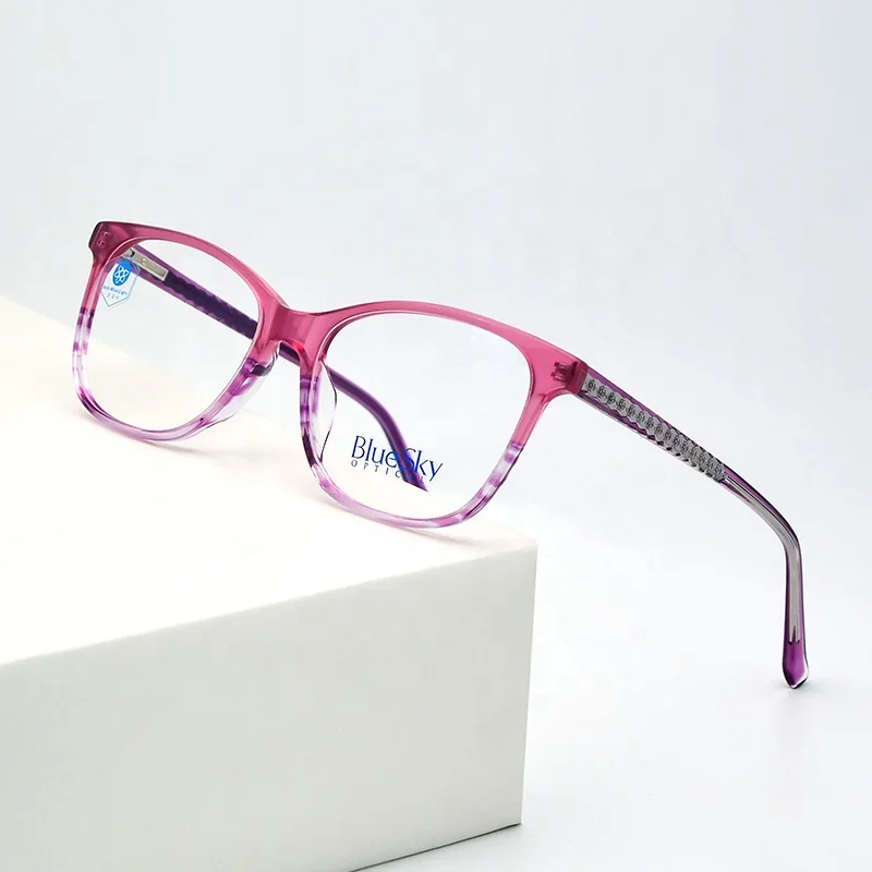 
New Model Fashion Acetate Anti Blue Light Frame Glasses 