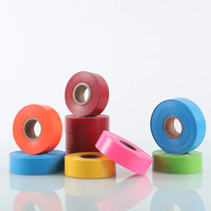 PVC florescent multi-color non adhesive floor line marking tape floor marking applicator tape