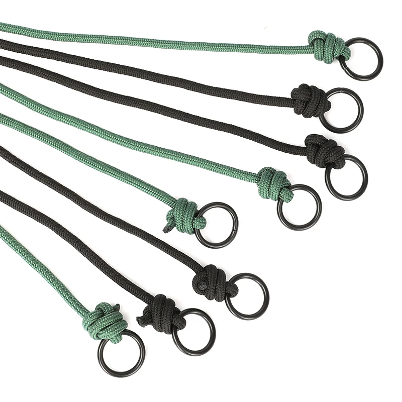 Outdoor hunting supplies umbrella rope woven collar wild fowl whistle hanging rope duck call hanging rope