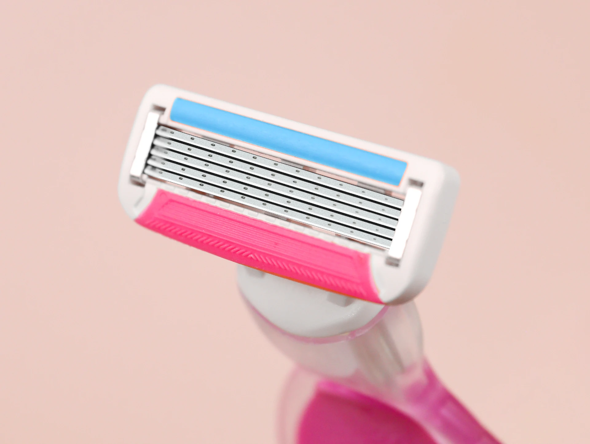 Triple Blades And Five Blades Shaving Razor Women Washable Blade Portable Pink Pivoting Head Body Razor