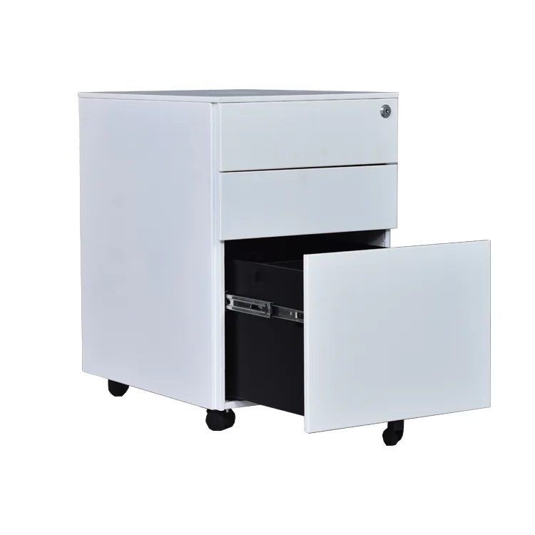 Дешевая современная мебель, Прямая продажа с завода, подвижный металлический шкаф с 3 выдвижными ящиками, стальной шкаф для документов, Небольшая стальная подставка для мобильного телефона