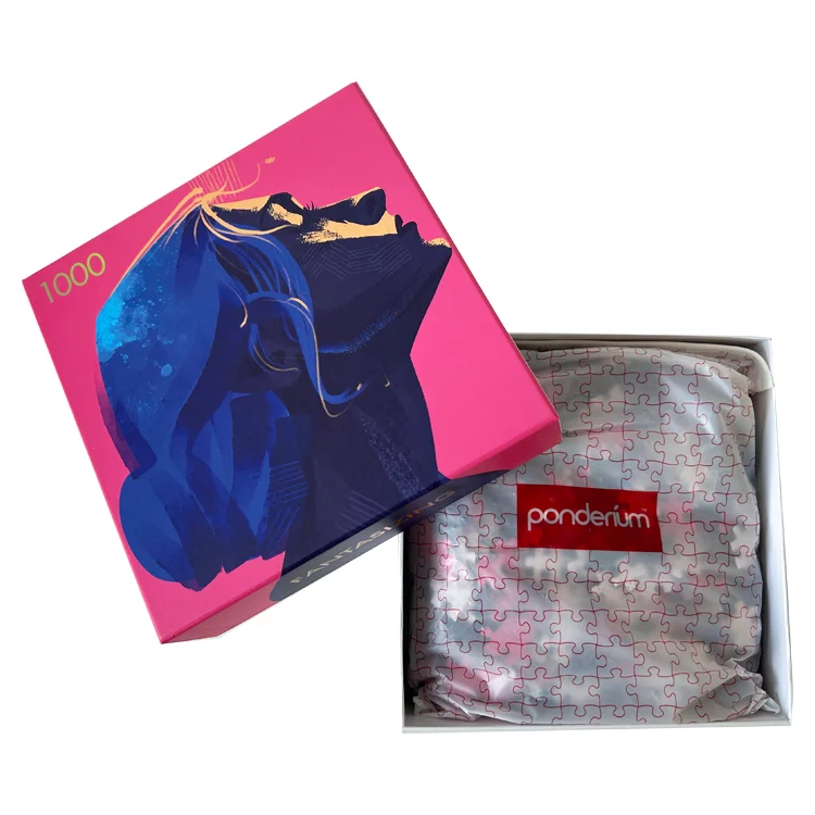 Custom recycled 2 sided 1000 pieces puzzles