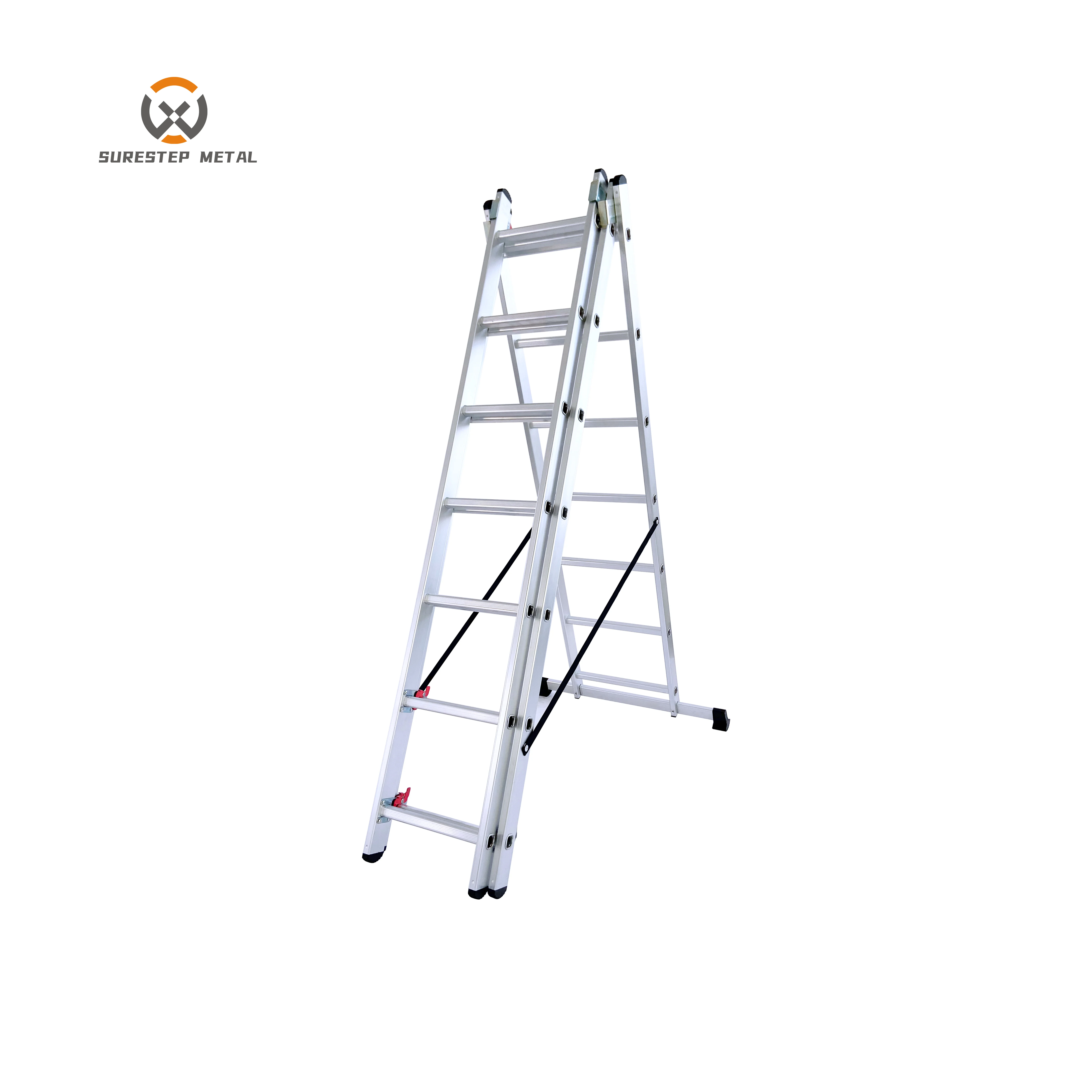 Aluminum Combination Foldable Step Ladder 3 & 6 Steps Ladder Aluminum Step Ladder