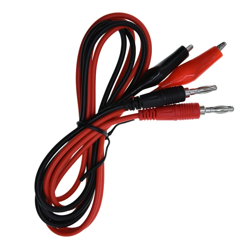 4 мм банановый штекер на медный зажим типа «крокодил» набор автомобильных испытательных выводы для ремонта автомобиля