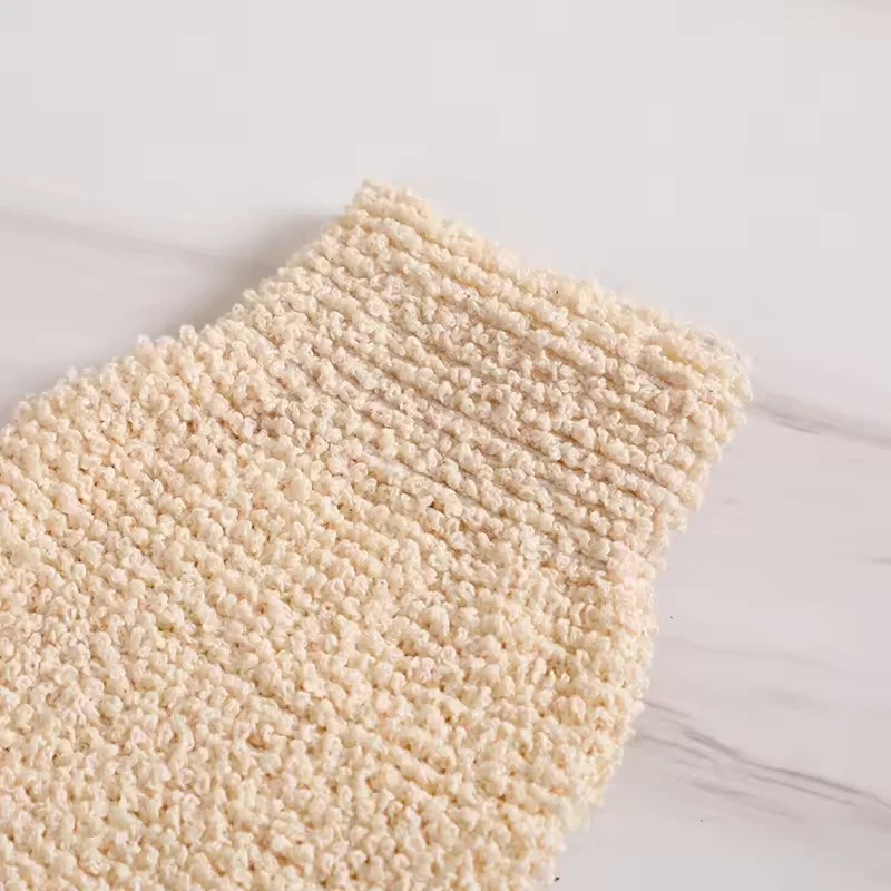 Eco Friendly Natural Reusable Exfoliating Jute Bath Gloves Sisal Mitt Comfortable Washing Gloves Body Exfoliating Gloves