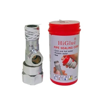 Higlue 55 Thread Sealing Cord Easy to Assemble and Disassemble for House Pipeline 160 Meter
