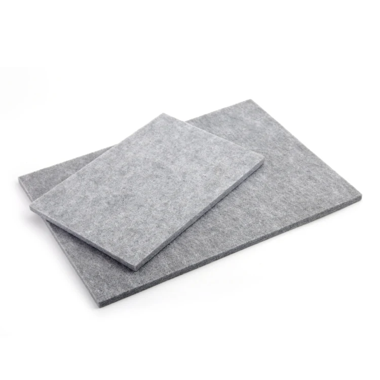 Diy leather tools shock noise reduction wool felt diamond cutting punching pad polyester Acoustic panel