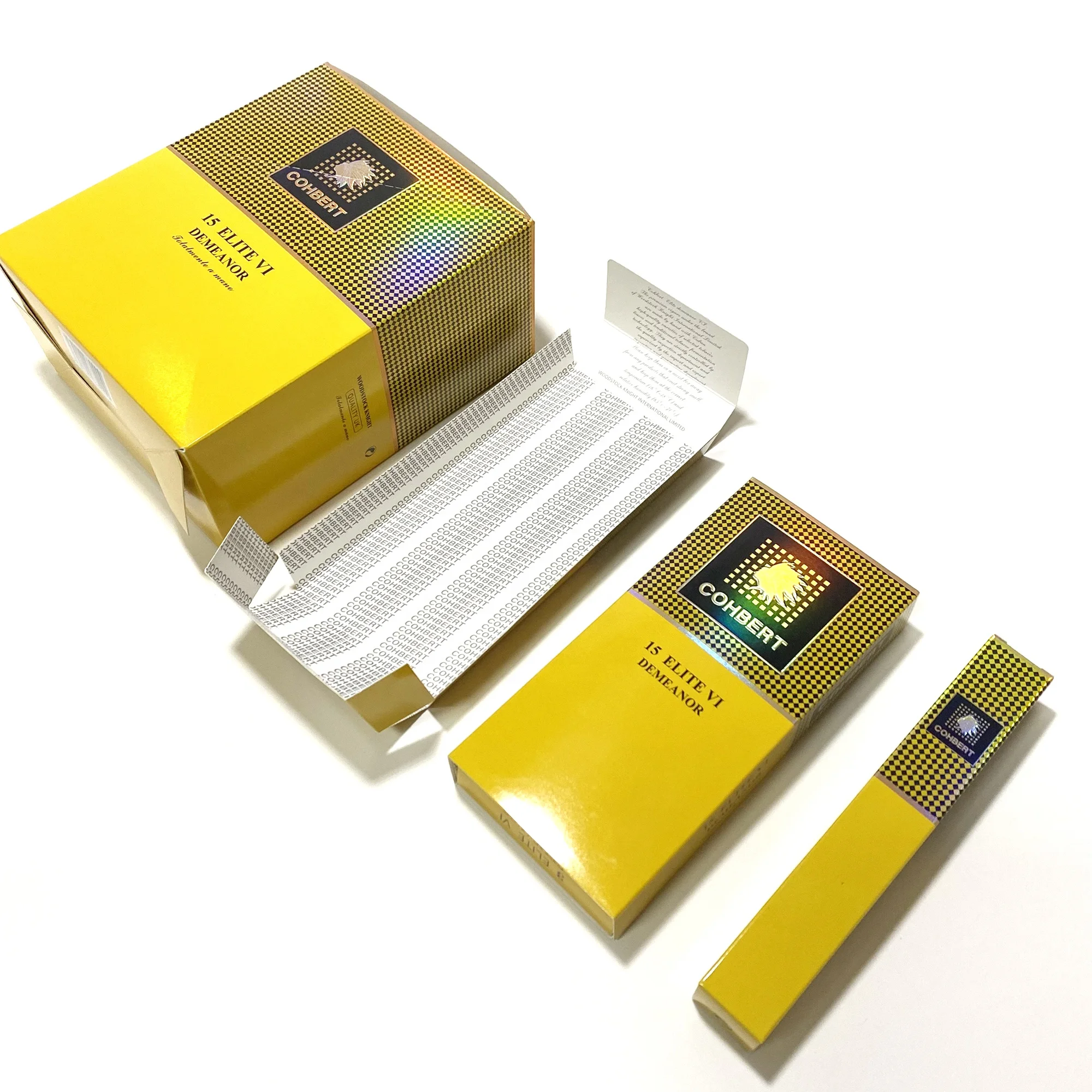 wholesale cigars tobacco box custom small cigar boxes with logo packaging empty 15 pack cigar box