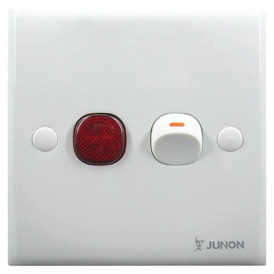 JUNON Hot Sell 4 Gang 1 Way Switch 1/2 Way Small Switch Push Button Light Switch