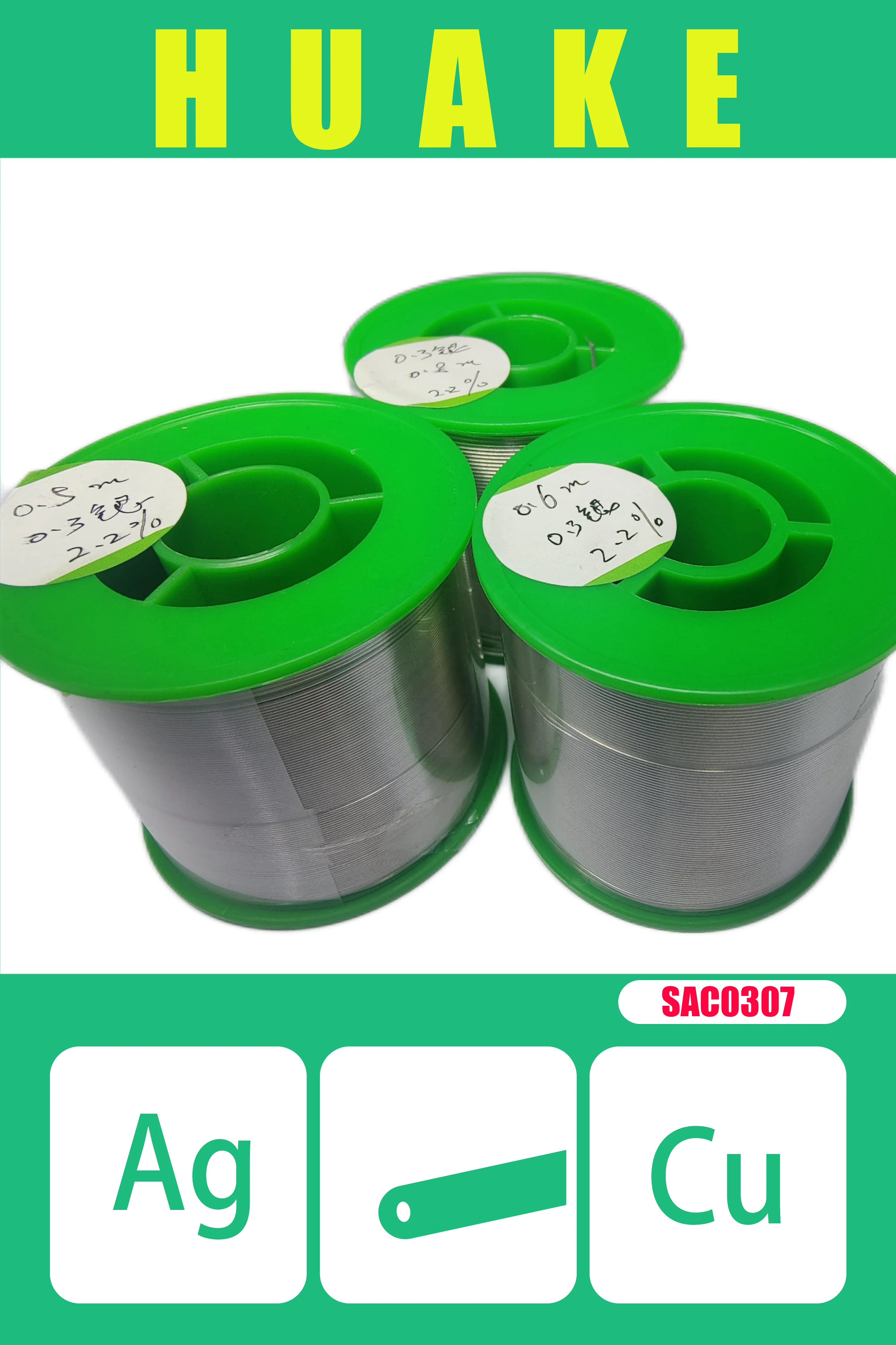 Sn99/Ag0.3/Cu0.7 Automatic Soldering Machine Used Solder Wire SAC0307 Rosin Cored Tin Wire Lead Free Tin Solder Wire