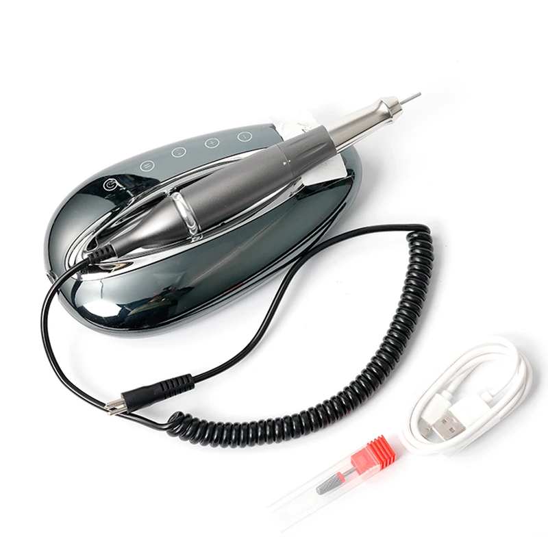 Hot Sell High Speed Strong Electric Nail Drill Machine Professional UV901 Portable 40000Rpm Cordless Brushless Motor Nail Drill