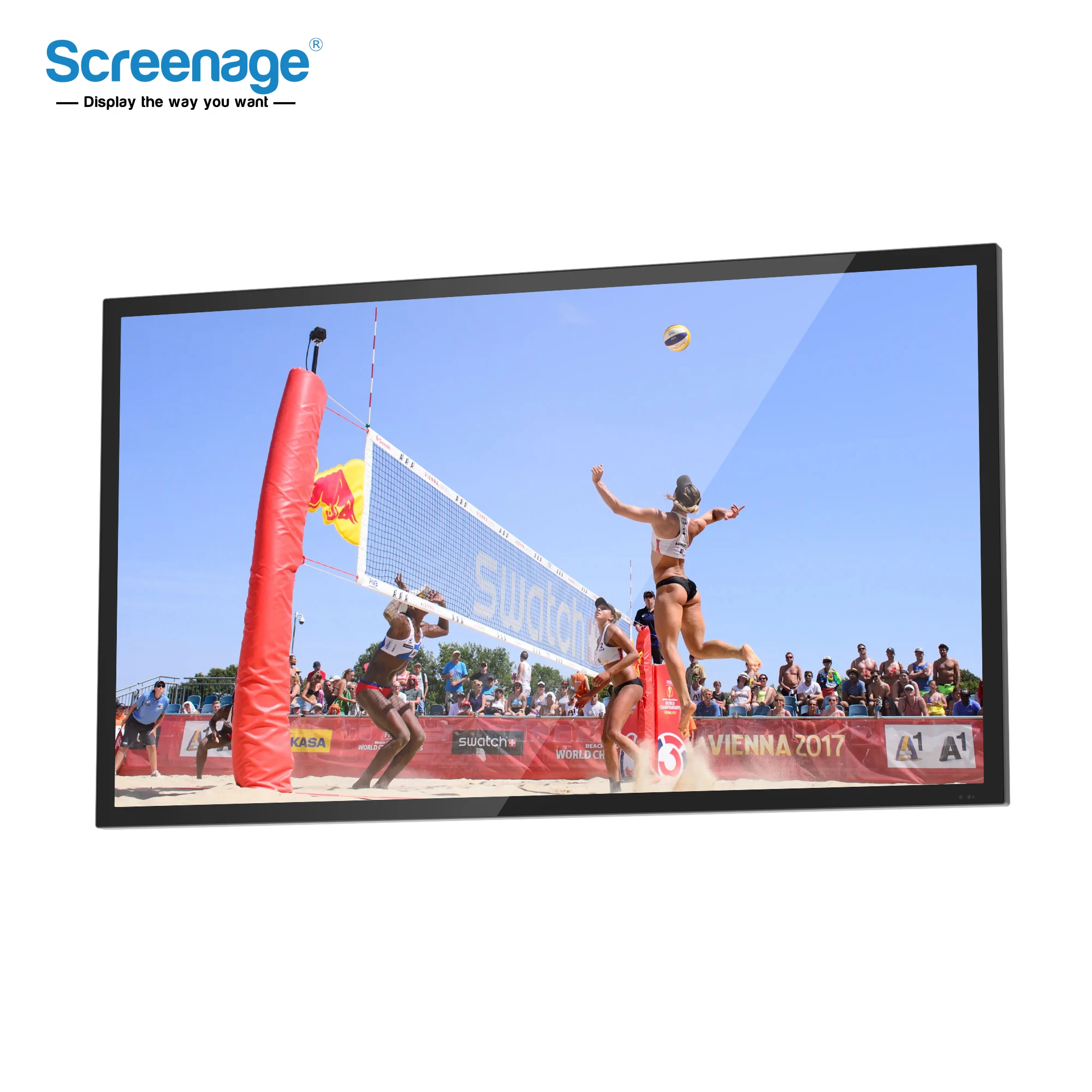 High-brightness outdoor display tv