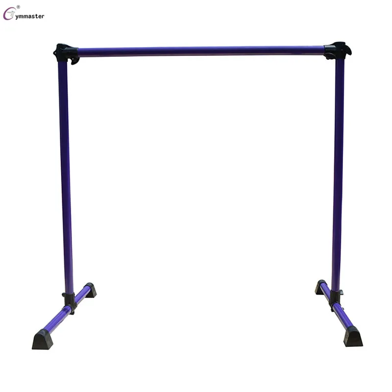 Powder coated gymnastic portable ballet barre dance height adjustable bar for home club trainingtraining