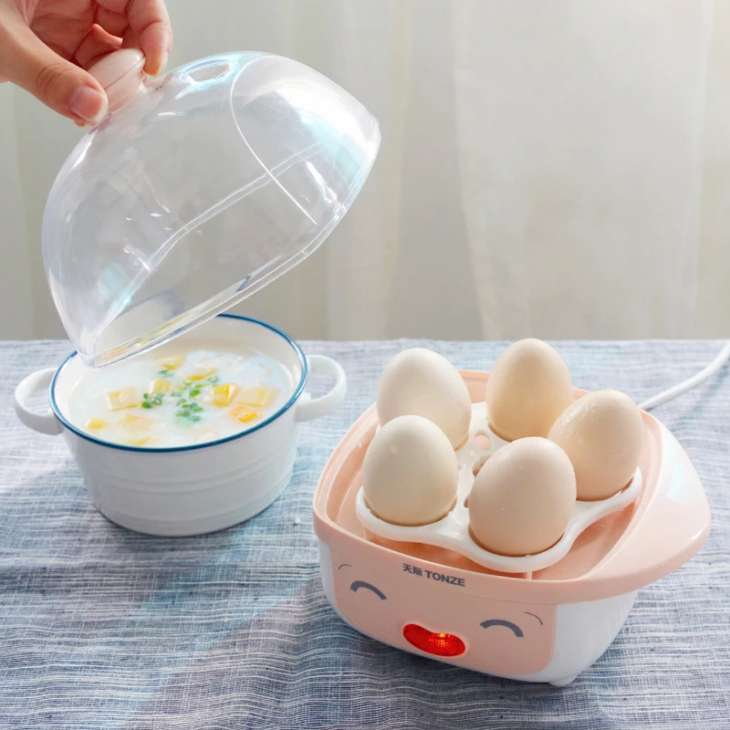 В наличии 220 отпариватель 6 яиц автоматический таймер для кухонная электрическая яйцеварка