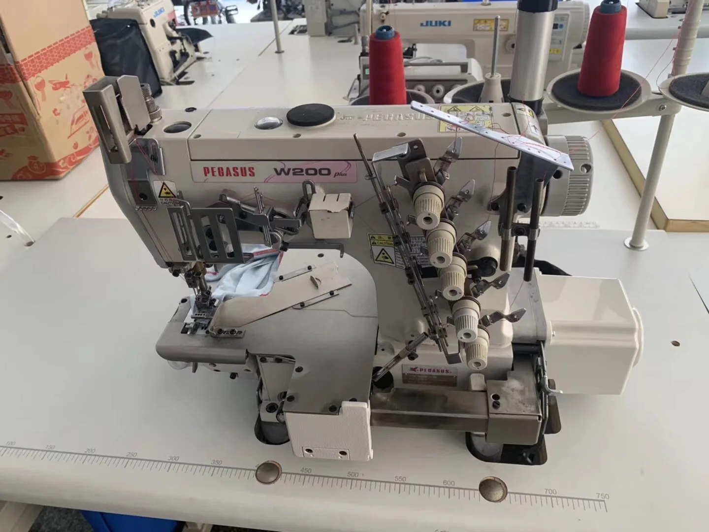 Used Pegasus W200 Interlock Stitch Machine Industrial Sewing Machine Low Price