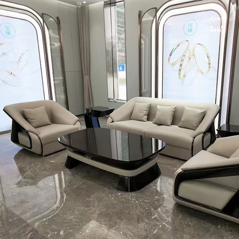 Luxury Living Room Microfiber Fabric sofas for Home Furniture Nordic new Design Italian Leather Sofa Set