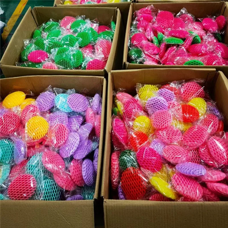 High quality 2024 decompression sensory big elastic mesh portable stretchy  3d deformation morph worms fidget toy