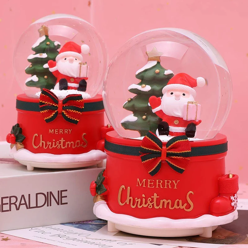 
Free Sample Roman Santa With Tree Plays Tune Here Comes Santa Claus 4.7 Inch Holiday Glitter Globe 