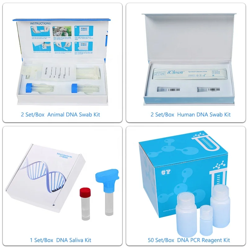 CE ISO certified mircrobiology Home saliva fecal DNA Testing swab collection Kit for molecular diagnostic