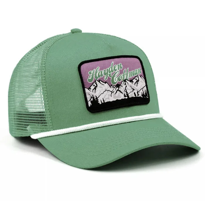 Шапка из хлопковой смеси с 6 вставками