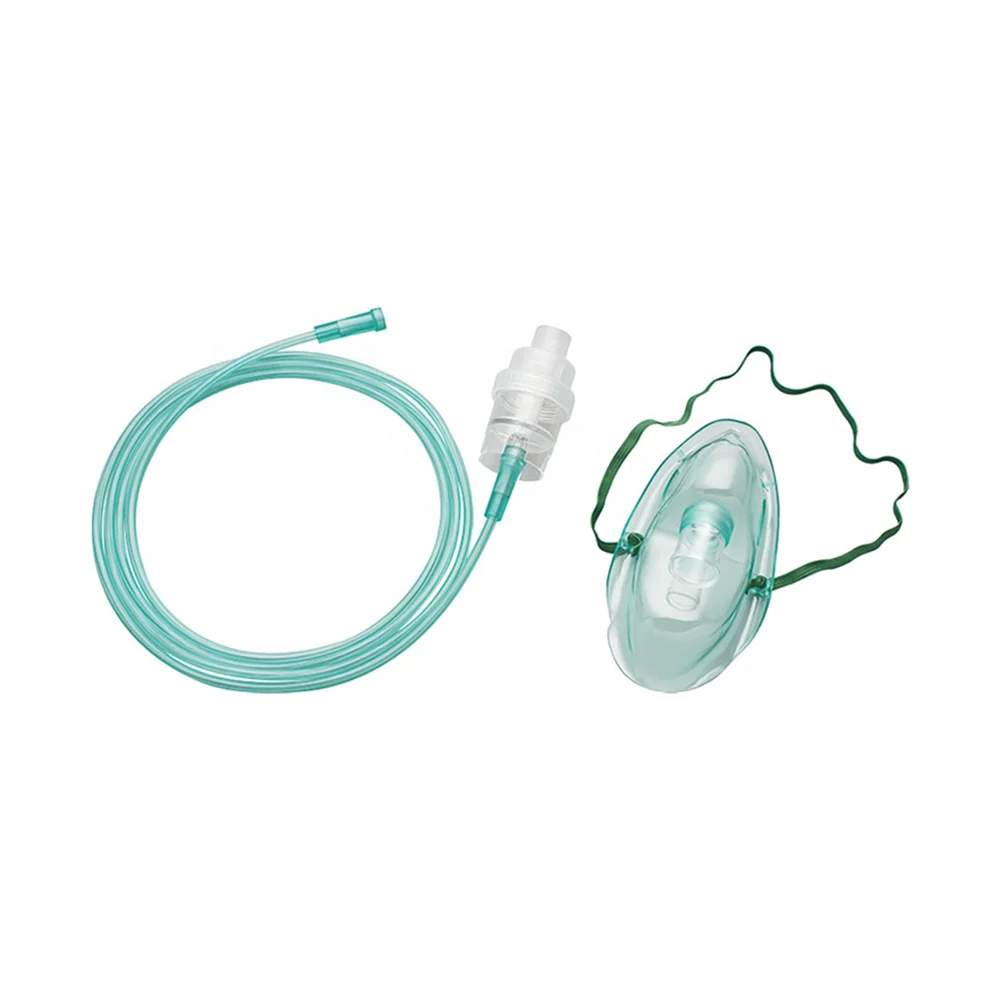 Disposable Nebulizer Mask With Capacity Jar Tubing  Good Price Nebulizer Mask Medical Nebulizer Types Oxygen Face Mask Set