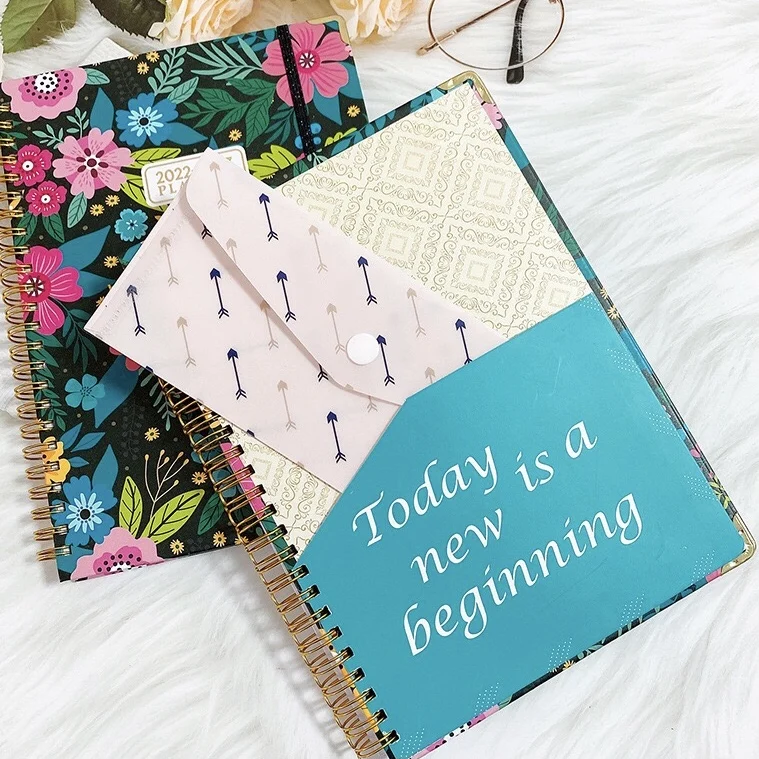 New StyleSpiral Binding Journal  A4 A5 Notebooks For Students  Line Spiral Notebook Planner  With Custom Logo