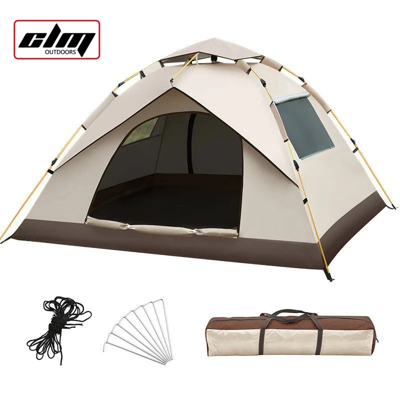 CLM  Portable Folding Tent Spring Outing Park Picnic Outdoor Mesh Ventilation Sun Shelters Automatic Camping Tent