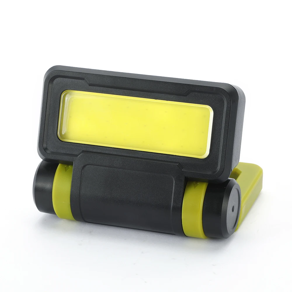 COB 18650 Battery Strong Magnetic Rechargeable LED Work Light for Outdoor 3.7V 2200 Mah DC Plastic White 80 70 Strong Magnet 100