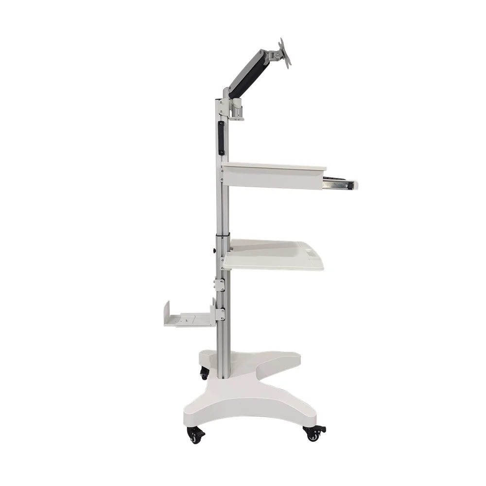 Мобильная тележка для медсестер, ноутбук и компьютер, тележка для медсестер, тележка для медицинского монитора, стоматологическая тележка