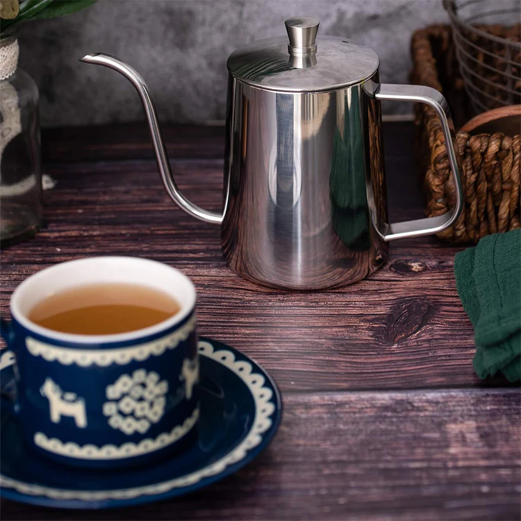 Precise water flow customized color coffee maker tool pot Gooseneck Pour Over Coffee Kettle