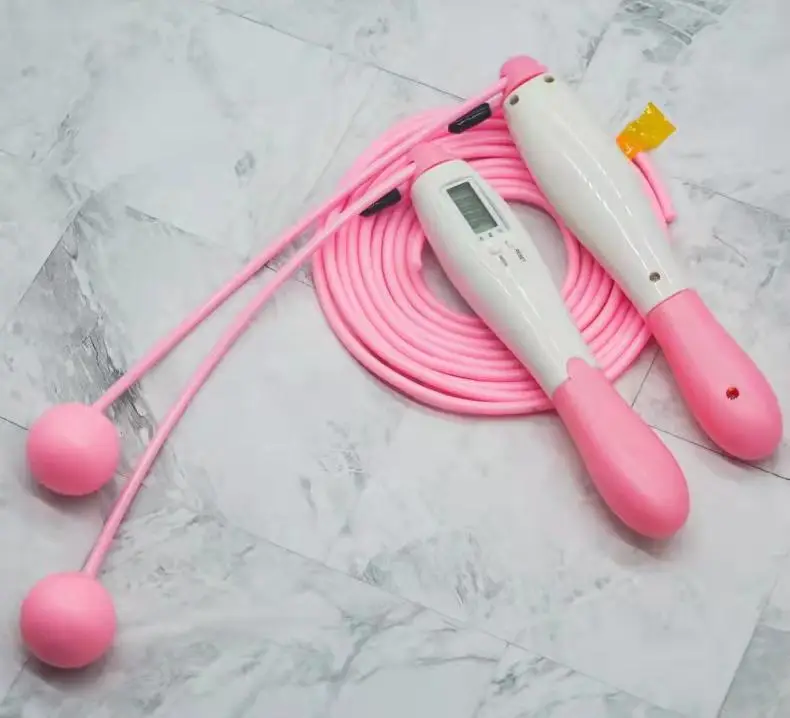 Custom Professional Fitness Weight Loss Smart Skipping Jump Rope Counter Speed Digital Skip Rope Cordless Skipping Rope