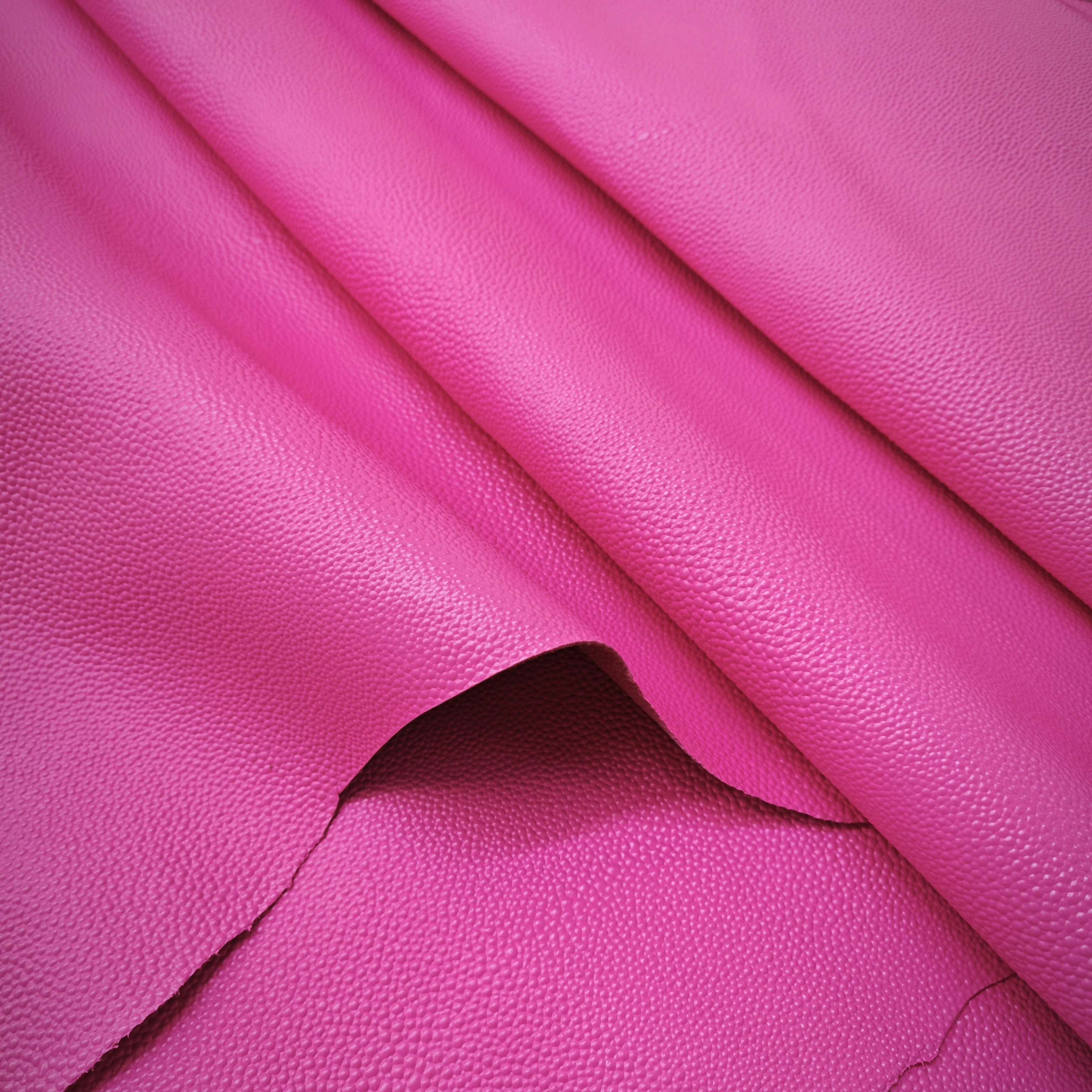 Pink stingray embossing sheepskin genuine sheep garment leather material