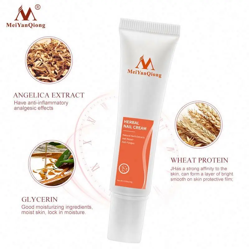 Discount OEM Meiyanqiong Chinese Herbal Treatment Onychomycosis Anti-fungal Nail Cream Discount OEM Meiyanqiong Chinese Herbal