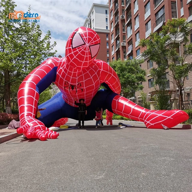 Giant inflatable spiderman model , attractive inflatable super heroes model , inflatable parade balloons
