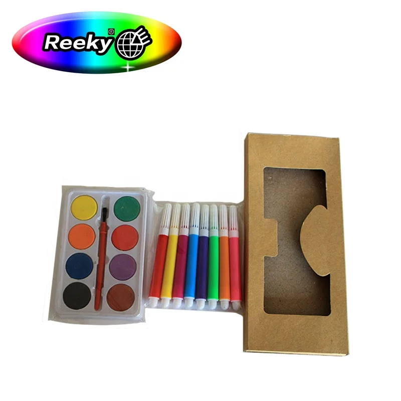 Custom logo printing color pencil stationery set