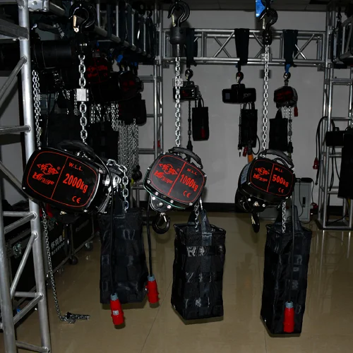 Electric chain hoist with double brakes capacity 1 ton to 2 ton electric motor for lifting stage truss