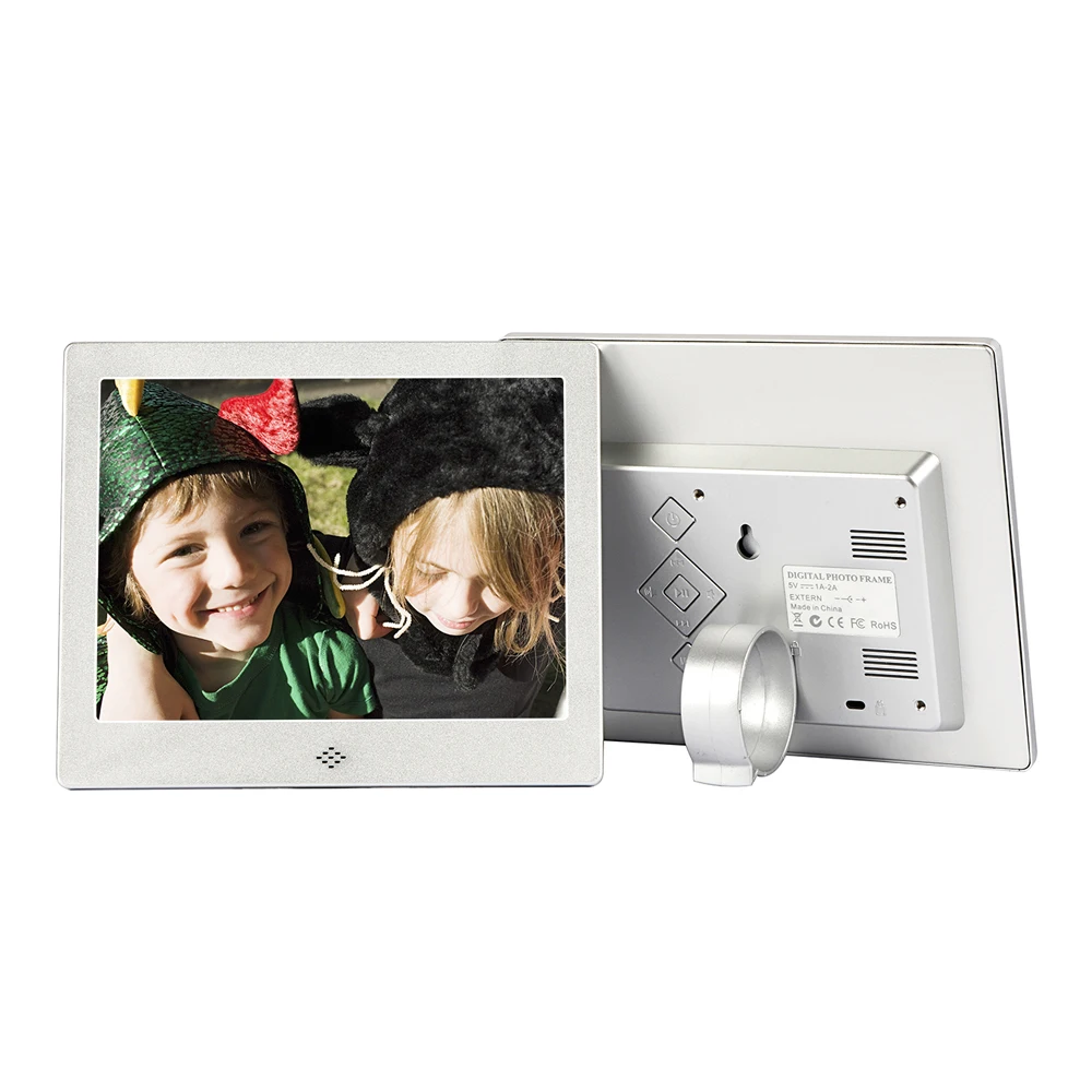 8 дюймовая цифровая фото рамка дисплея с фоновой музыки HD 800x600 4:3 широкий экран ЖК-дисплеем пультом