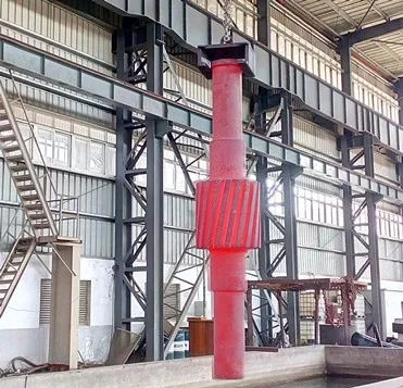 Wangli Custom transmission large Carbon Steel Forged helical Gear Shaft forging drive large module pinion shaft