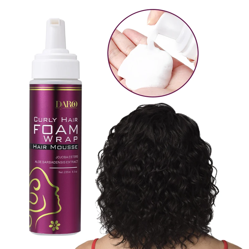 Частный бренд завиток косички для укладки мусс на заказ разглаживающий пенопластовый воск женщин вьющиеся волосы пенопласт