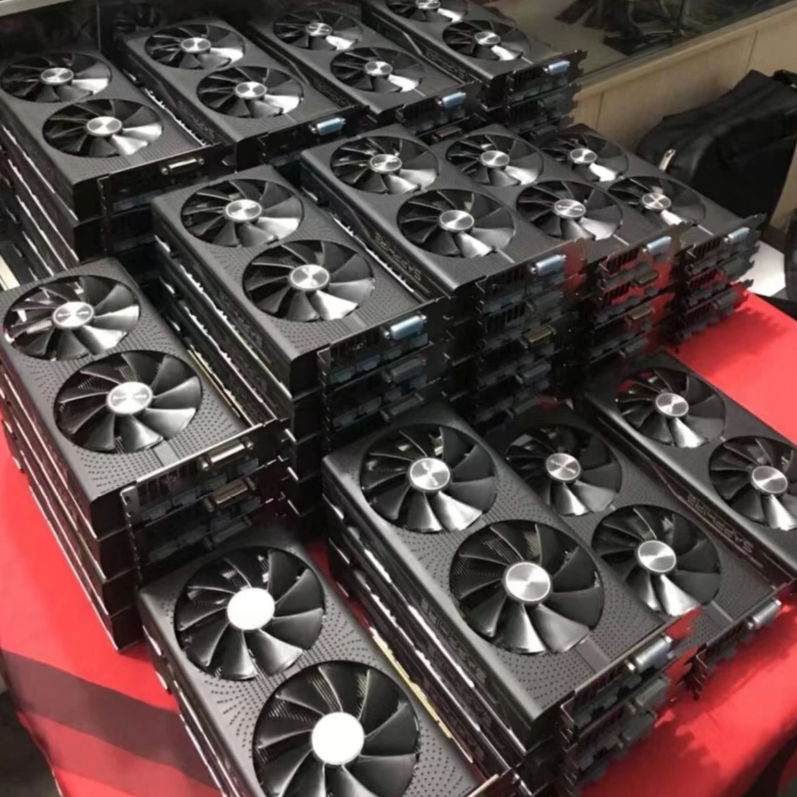 Новая Оригинальная игровая карта ПК RX 570 580 590 8 Гб GPU графические карты видеокарта