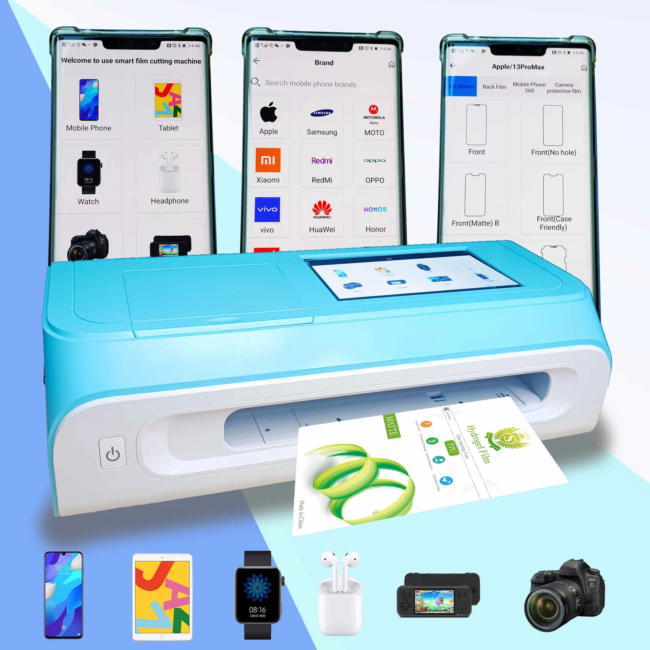 120x180mm TPU Cutting Film Manufacturer Mobile Screen Protector Materials Raw Sheet For Hydrogel Film Cutting Machine Plotter