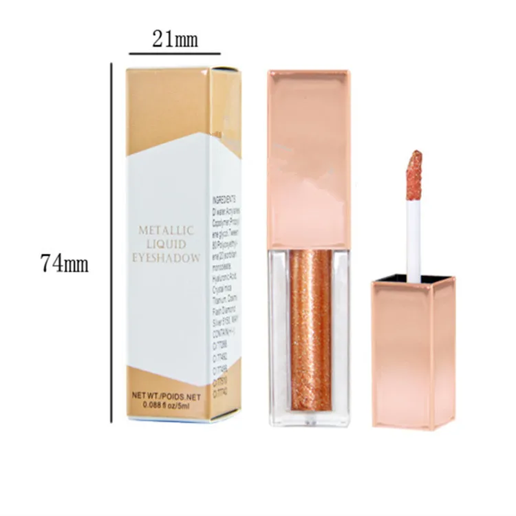 
High pigment 10 colors liquid eyeshadow with your custom logo 