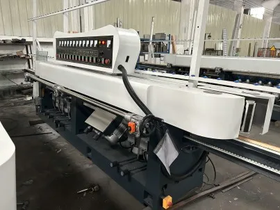 11 motors Glass straight line edging polishing machine glass edger